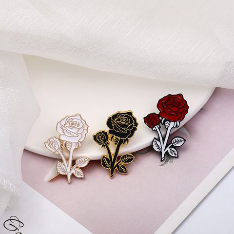 New Drip Brooch Personality Sweet Flower Brooch Bag Clothing Accessories Wholesale