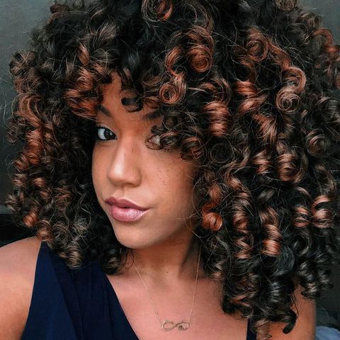Wig Women's Chemical Fiber Wig European And American Fluffy Explosion Short Curly Hair African Wigs With Small Curly Hair Head Cover One Piece Dropshipping