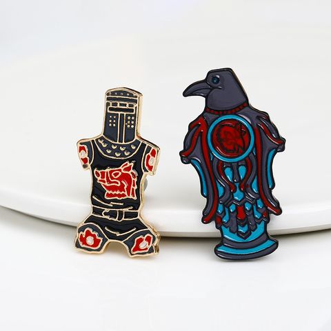 New Drip Brooch Creative Personality Cartoon Eagle Brooch Badge Bag Clothing Accessories Wholesale