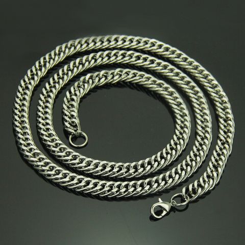 European And American Retro Domineering Hiphop Cuban Chain Men's Necklace