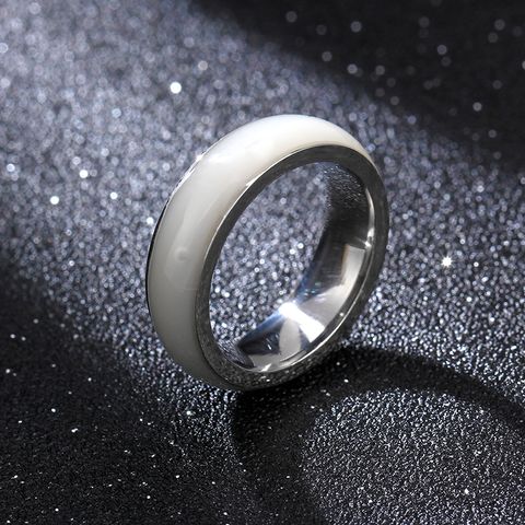 Titanium Steel Hypoallergenic White Ring