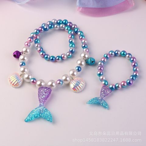 Children's Necklace Unicorn Pearl Princess Jewelry
