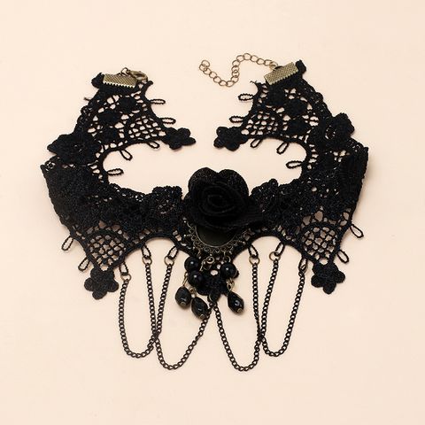Gothic Rose Lace Choker Necklace Wholesale