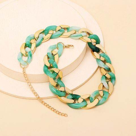 Design Resin Stitching Necklace Wholesale
