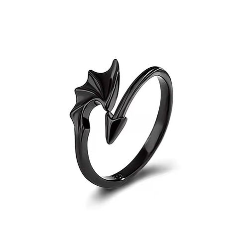 Metal Black Wrapped Animal Rings Alloy Ring