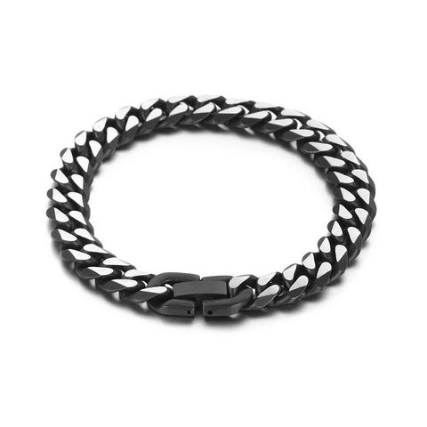 Niche Design European And American Style Titanium Steel Men's Simple Bracelet