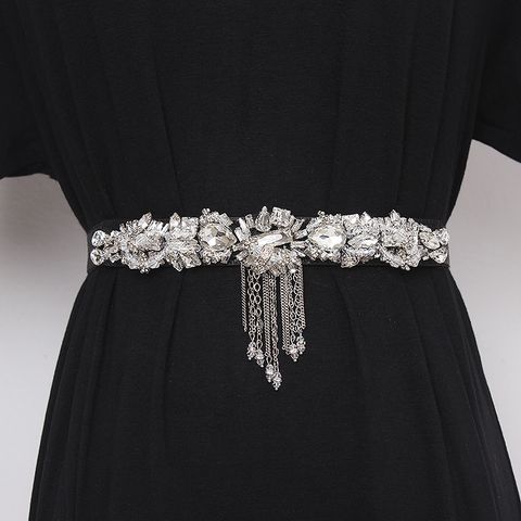 Women's Fine Decorative Dress Belt Inlaid Rhinestone Fashion Girdle Wholesale