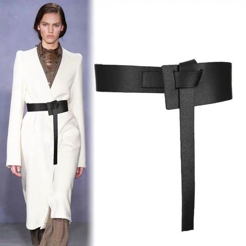 Wide Belt Decorative Shirt Coat Belt Fashion Knot Belt Wholesale