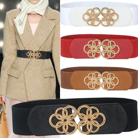 Women's Decoration Belt Fashion Elastic Chinese Knot Belt Wide Waistband Wholesale