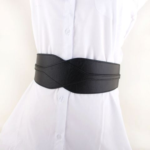 Cinturón De Moda De Faja Ancha Elástica Para Mujer Nueva Cinturón Simple Coreano