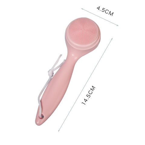 Silicone Long-handled Brush Wash Brush 3d Manual Cleansing Instrument