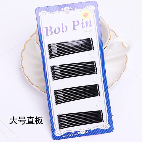 Korean Style Bridal Wedding Accessories Black Word Clip Hairpin Wholesale