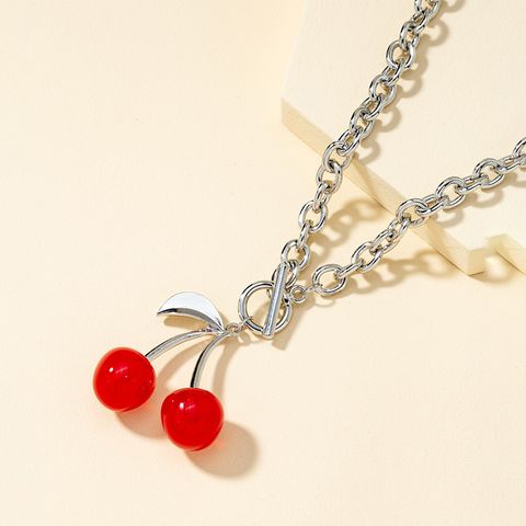 Retro Cherry Necklace