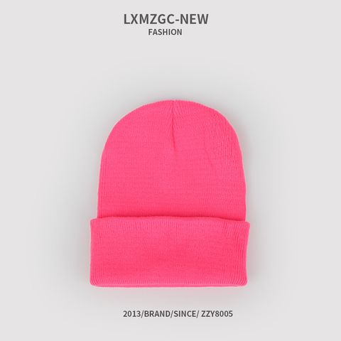 Fashion Solid Color Knitted Hat