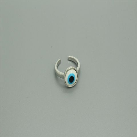 Resin Simple Blue Eye Ring