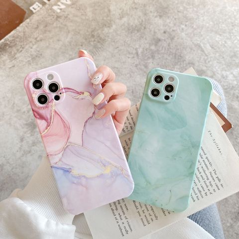 Simple Marble Phone Case For  Xr Liquid Soft Shell Xrse2