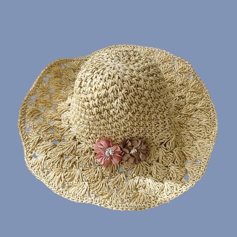 Summer New Style Two-flower Straw Hat