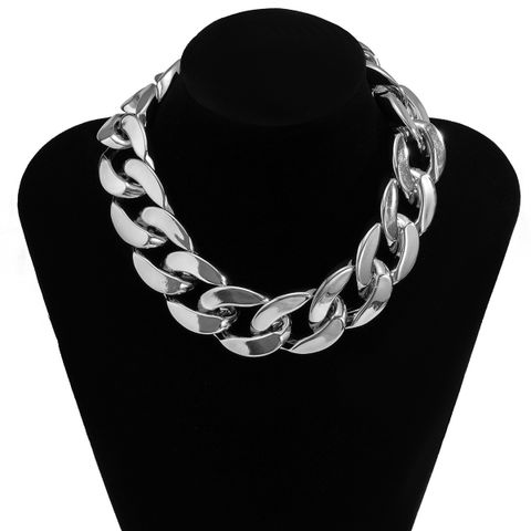 Simple Style Geometric Aluminum Patchwork Women's Necklace