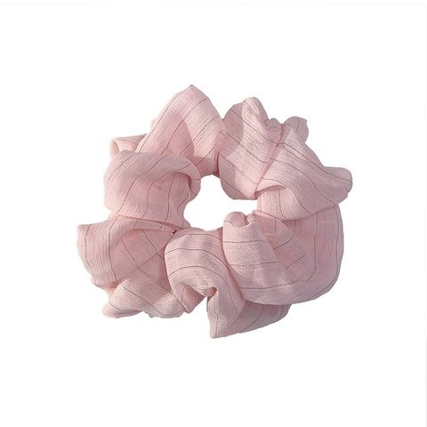 Korean Silk Flower Color Hair Scrunchies Wholesale