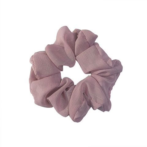 Korean Silk Flower Color Hair Scrunchies Wholesale