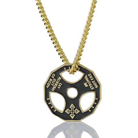 Fashion Geometric Alloy Plating Unisex Pendant Necklace
