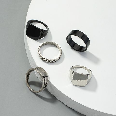 Fashion Retro Men's Ring Set