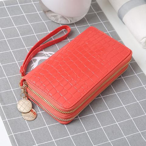 Fashion Stone Pattern Candy Color Wallet