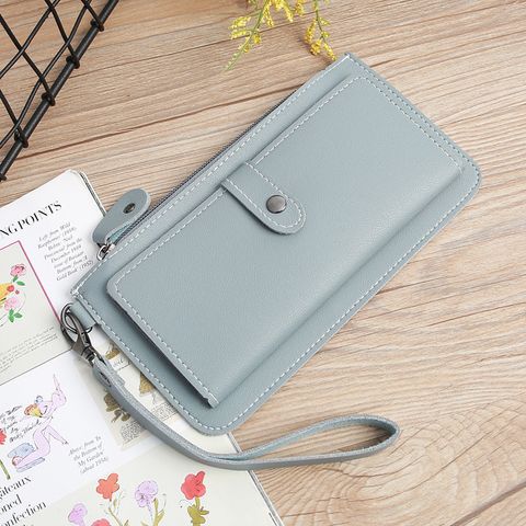 Fashion Multi-function Zipper Multi-card Buckle Wallet
