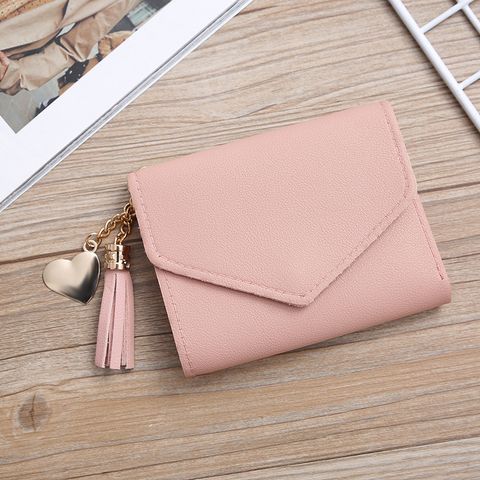 Korean Style Tassel Short Wallet