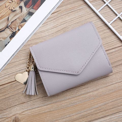 Korean Style Tassel Short Wallet