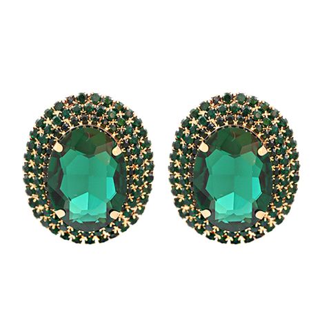 Korean Diamond Alloy Earrings Wholesale