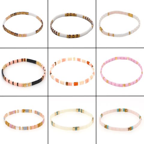 Fashion Multi-layered Tila Beads Woven Bracelet Wholesale
