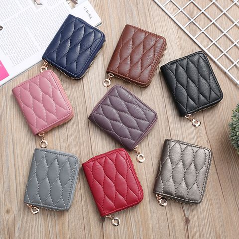 Korean Embroidered Creative Short Mesh Small Wallet Wholesale