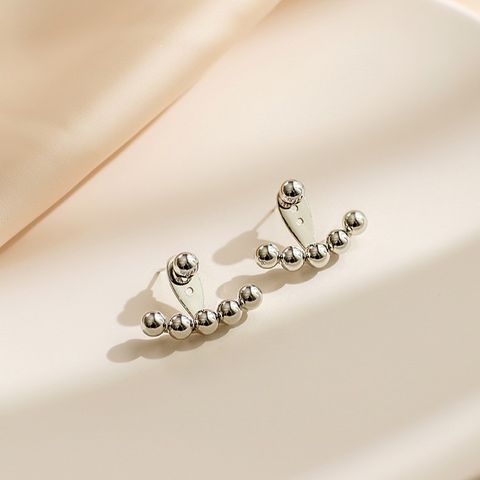 Wholesale Double-sided Simple Alloy Adjustable Earrings