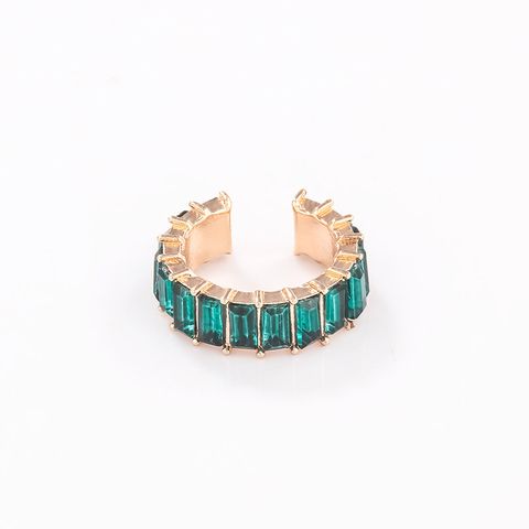 Wholesale Jewelry Lady Geometric Alloy Artificial Gemstones Earrings