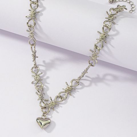 Fashion Heart Alloy Wholesale Necklace