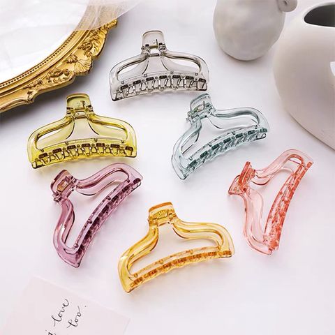 Korean Transparent Acrylic Large Hair Clip