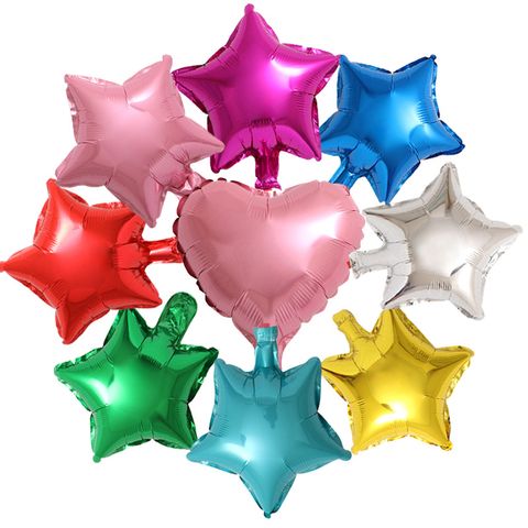 Fashion Birthday Party Five-pointed Star Aluminum Foil Balloon