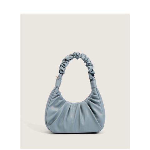Korean Style Texture Soft Leather Folds Cross-body Handbag Wholesale