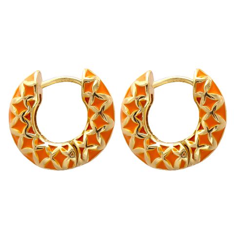 Simple Metal C-shaped Earrings