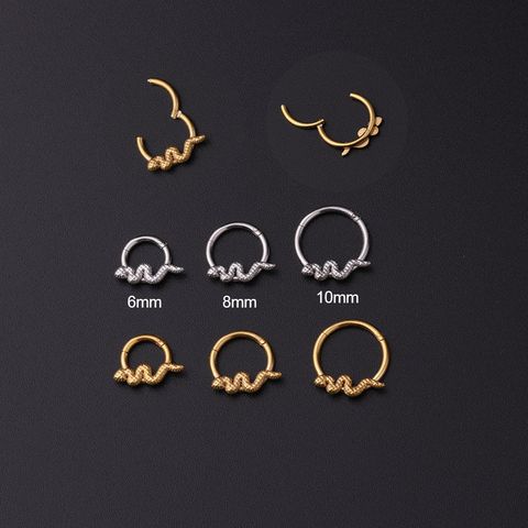 Ear Cartilage Rings & Studs Fashion Animal 316 Stainless Steel  No Inlaid