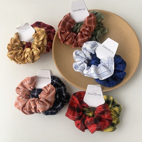 Wholesale Accessories Solid Color Hair Scrunchies Combination Nihaojewelry