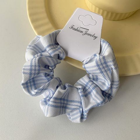 Wholesale Accessories Plaid Cloth Hair Scrunchies Nihaojewelry