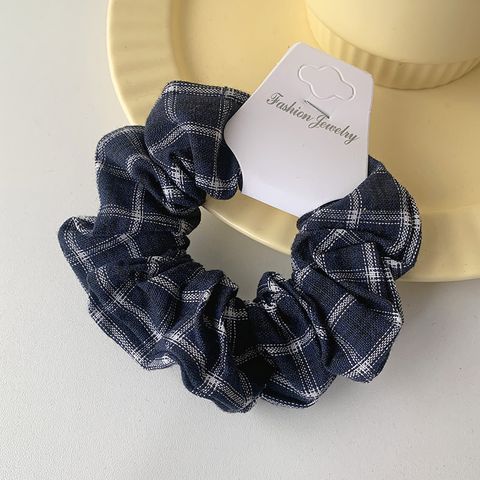 Wholesale Accessories Plaid Cloth Hair Scrunchies Nihaojewelry