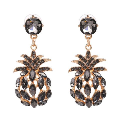 Nihaojewelry Wholesale Jewelry New Pineapple Geometric Diamonds Earrings
