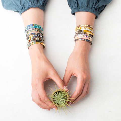 Nihaojewelry Wholesale Jewelry Fashion Woven Beaded Multi-layered Colorful Bracelet