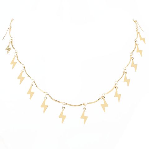 Wholesale Jewelry Fashion Lightning Pendant Necklace Nihaojewelry