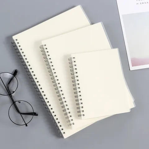 Wholesalecreative A5/b5/a6 Coil Frosted Simple Horizontal Line Notebook Nihaojewelry