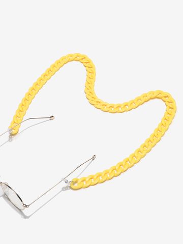 Wholesale Accessories Solid Color Acrylic Lemon Yellow Glasses Rope Nihaojewelry