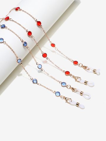 Wholesale Accessories Two-piece Color Pendant Copper Glasses Chain Nihaojewelry
